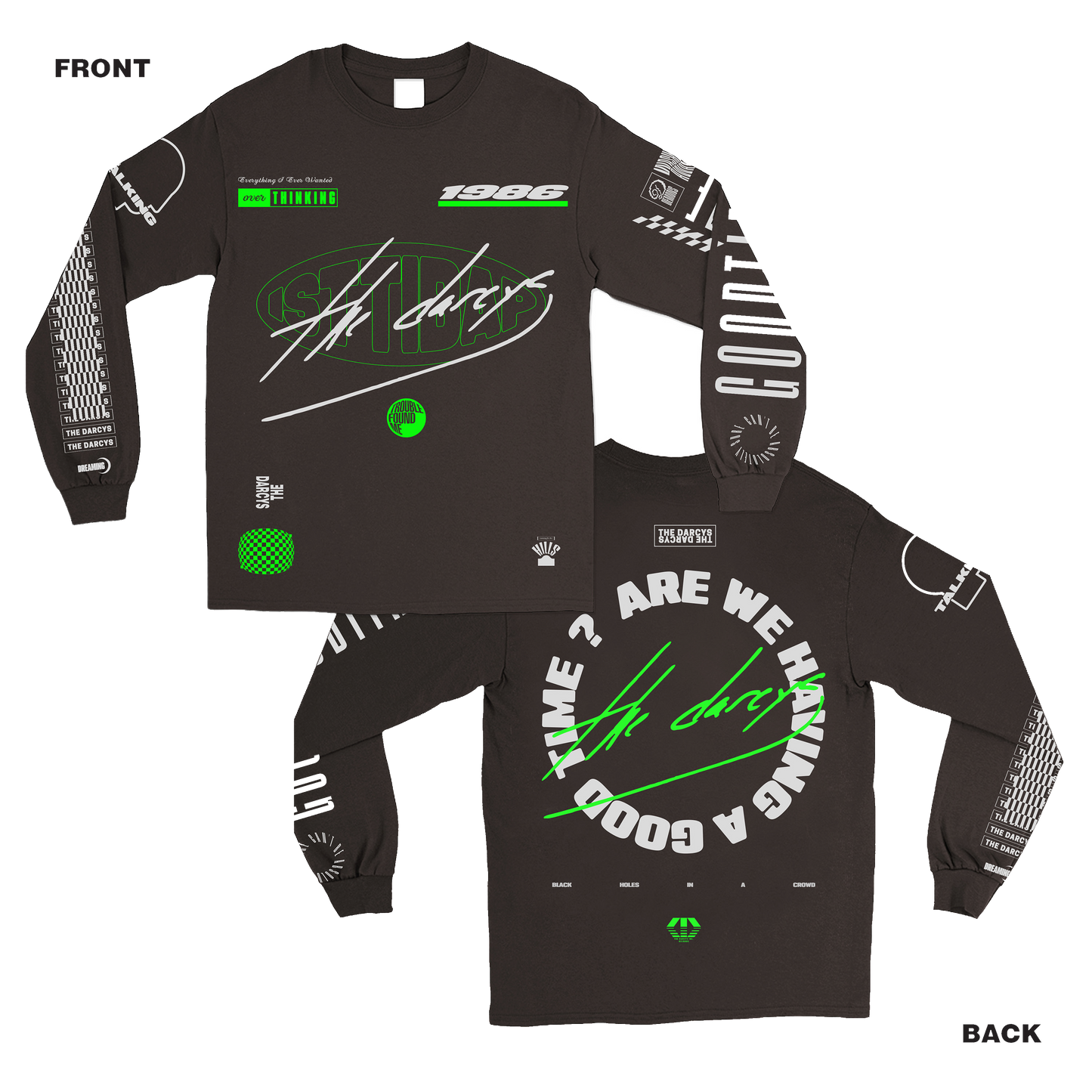 GOODTIME Black Longsleeve Tee PREORDER