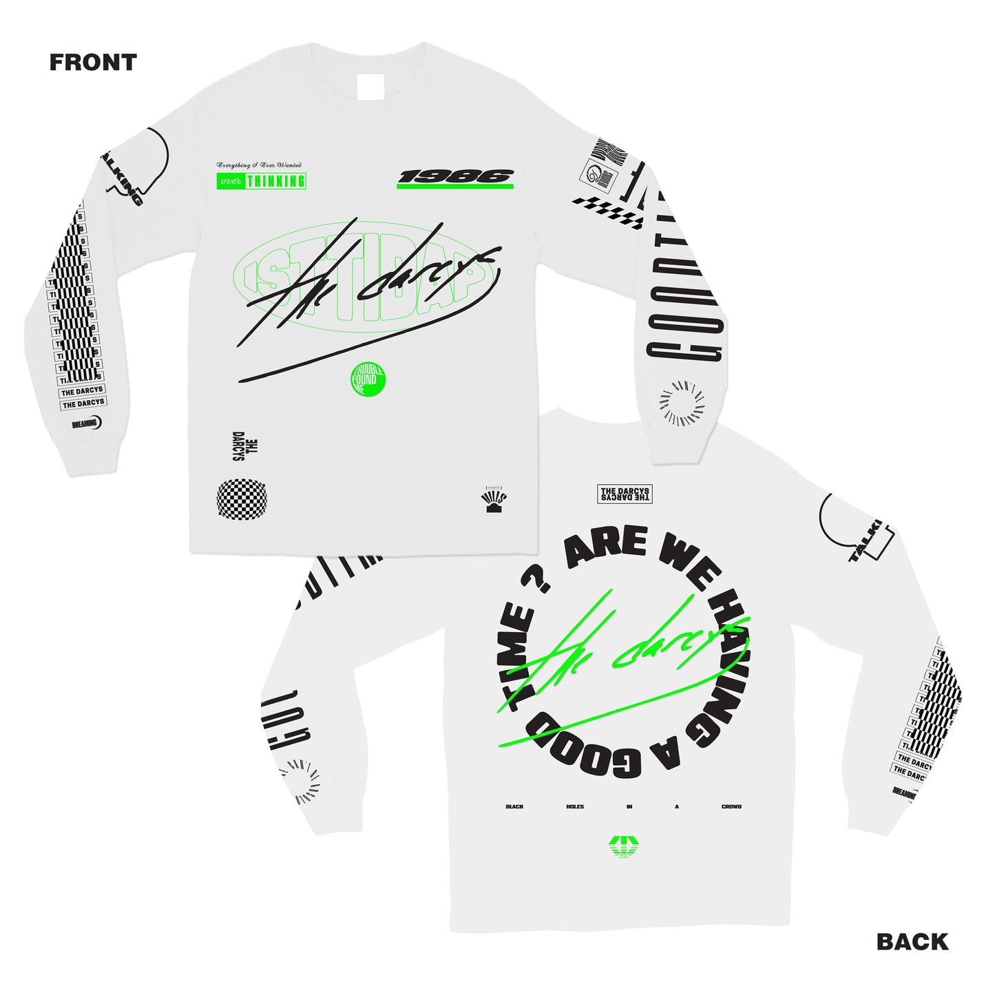 GOODTIME White Longsleeve Tee