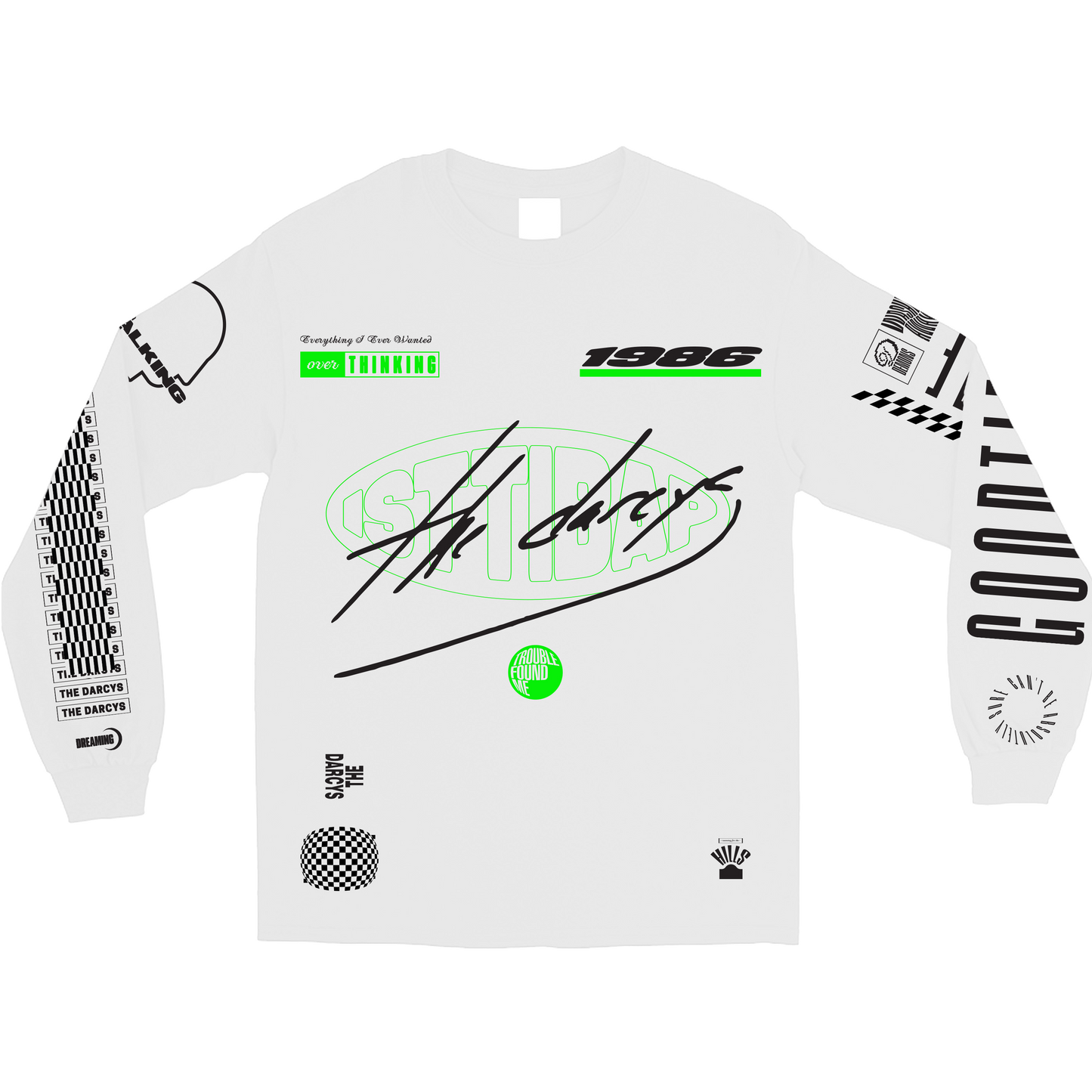GOODTIME White Longsleeve Tee
